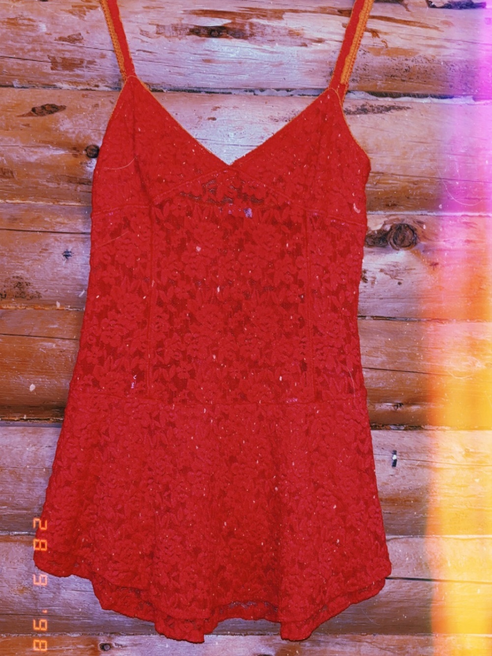 Free People hot pink slip